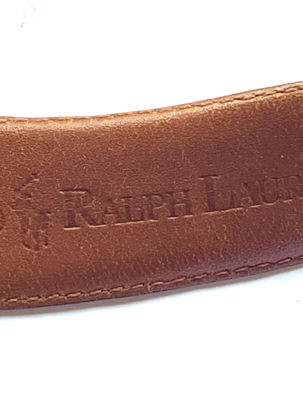 Polo Ralph Lauren Men's Black Italian Leather Belt